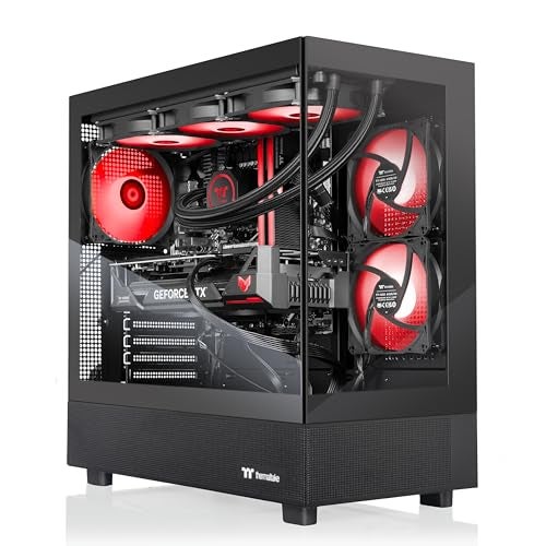 Thermaltake كمبيوتر ألعاب Thermaltake LCGS View 9897X-270 (AMD Ryzen™ 7 9800X3D، 32GB 6400MT/s DDR5 RGB، AMD Radeon™ RX 9070 XT، 2TB NVMe M.2، واي فاي، ويندوز 11) V27B-B850-97X-LCS - Image 5