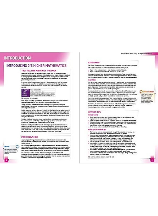CFE Higher Mathematics Study Guide  - Image 2