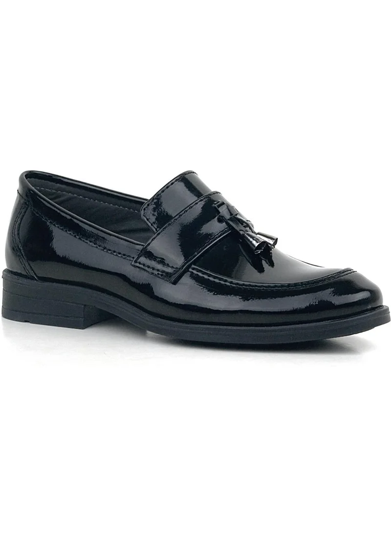 Rakerplus Loafer Black Patent Leather Men's Classic Kids Shoes