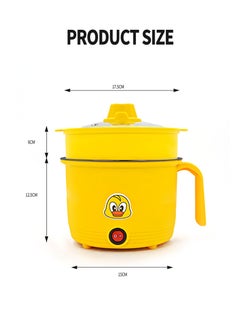 Beirui Mini Multifunctional Rice Cooker Portable Cooking Pot Non Stick Multifunctional Rice Cooker Electric Hot Pot For Home Office Outdoor Use  - Image 3