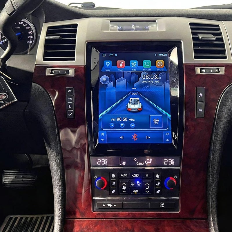 Loddery 9.7 Inch Android 13 Car Stereo Radio for Cadillac Escalade/Sailway SLS 2007-2014 with Wireless Carplay & Android Auto - Image 2