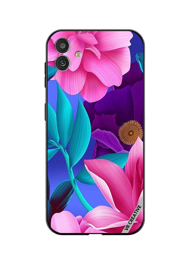 VR CREATIVE Protective Case Cover For Samsung Galaxy M13 5G Flower Design Multicolour - Image 1