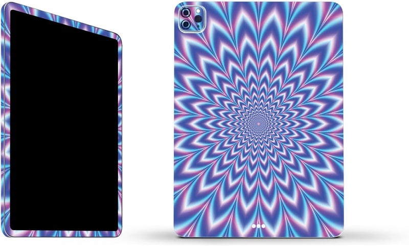 مايتي سكينز غلاف فينيلي قوي من MightySkins متوافق مع Apple iPad Pro 11" M2 الجيل الرابع (2022) - تصميم Jitter Illusion | واقي، متين، وفريد من نوعه | سهل التطبيق | مصنوع في الولايات المتحدة الأمريكية - Image 1