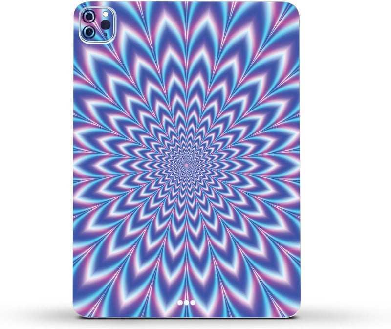مايتي سكينز غلاف فينيلي قوي من MightySkins متوافق مع Apple iPad Pro 11" M2 الجيل الرابع (2022) - تصميم Jitter Illusion | واقي، متين، وفريد من نوعه | سهل التطبيق | مصنوع في الولايات المتحدة الأمريكية - Image 2