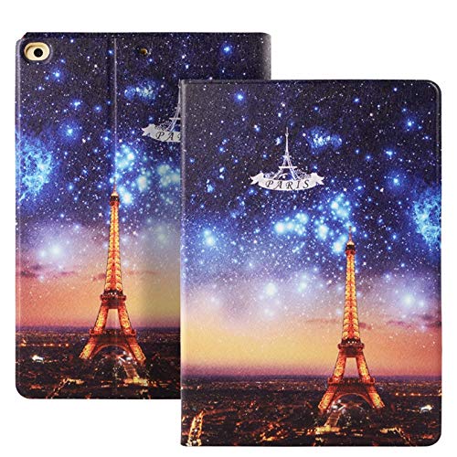 MOCA [Soft Back] Magnetic Flip Cover Case for iPad Air 2 A1566 A1567 (2014 Launched) iPad Flip Cover Case (Dazzling Paris!) - Image 5