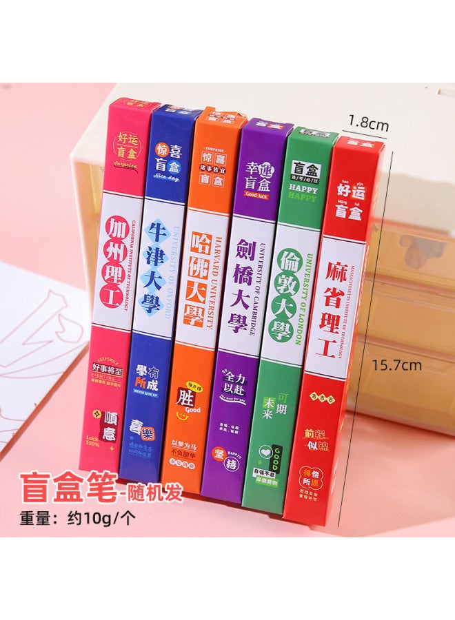 HELPS Creative Cartoon Inspirational Blind Box Pen Primary School Students Press Gel Pen Gift Surprise Sign Pen Yiwu Stationery - Image 1