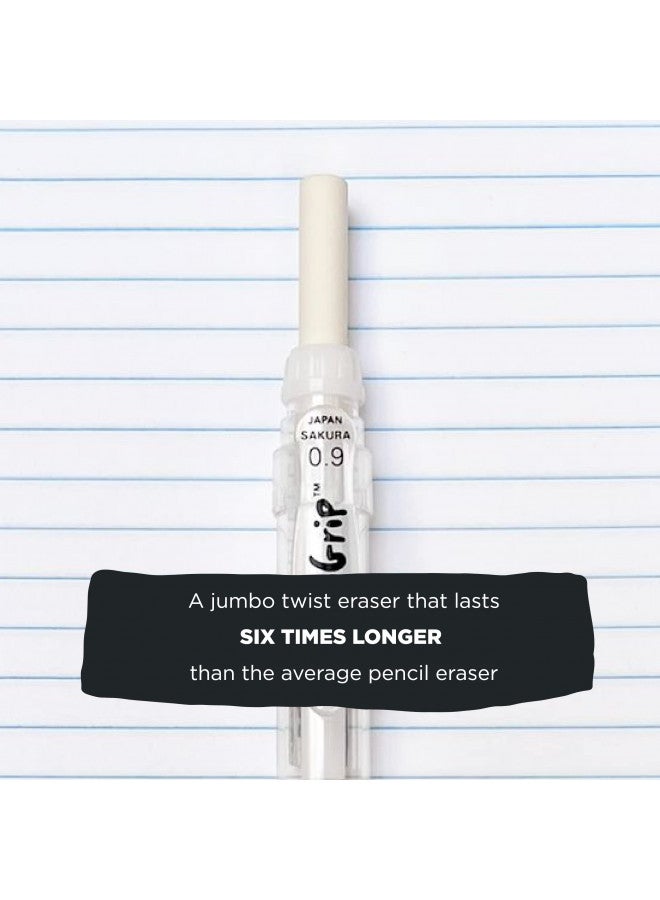 SAKURA SAKURA SumoGrip Pencil with Comfort Grip - 0.5 mm Ergonomic Mechanical Pencil - Clear Blue - Image 4