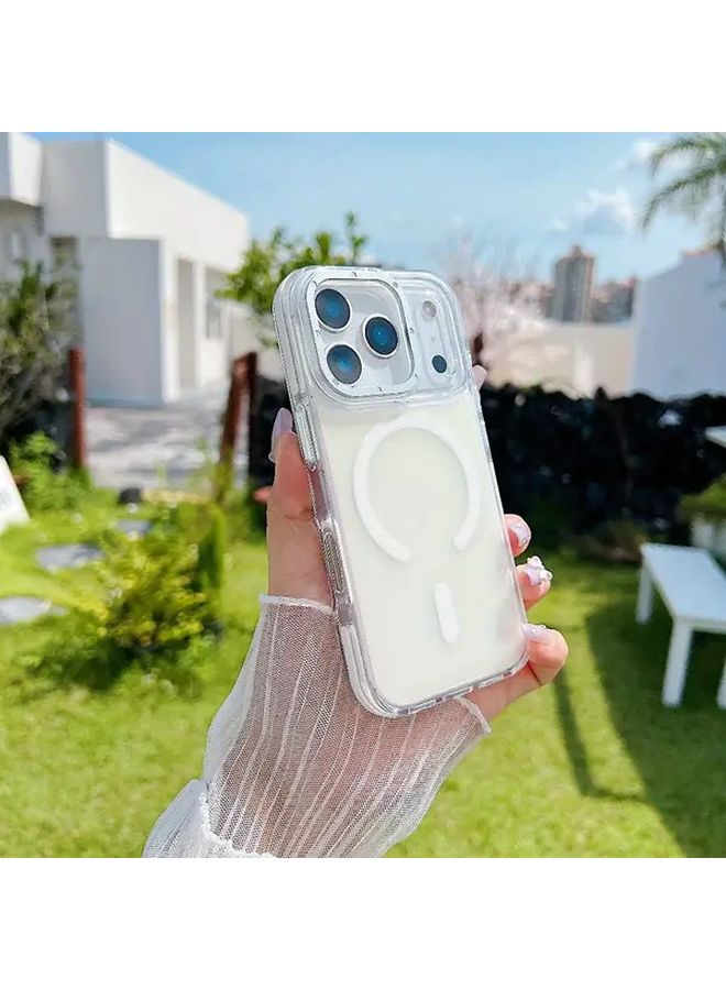 غلاف هاتف مغناطيسي متغير اللون لجهاز iPhone 15 Pro Max باللون الأرجواني - Image 1