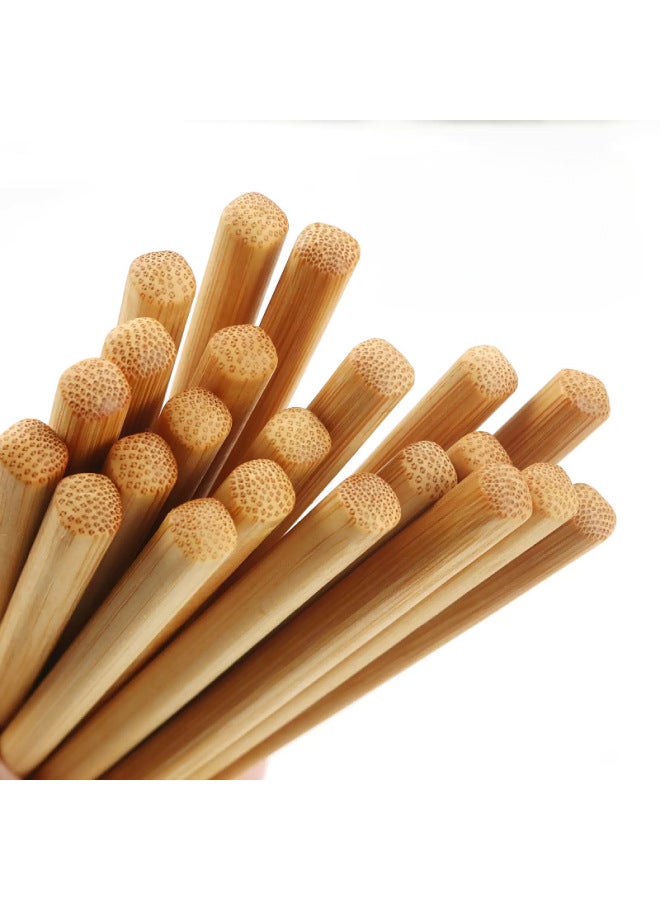 18cm Children's Chopsticks Single Polished Kindergarten Practice Chopsticks No Lacquer No Wax In Stock Short Bamboo Chopsticks Can Be Engraved-Color:21cmx7.0mm Corner Chopsticks - No Knots (single Polished)  - Image 1