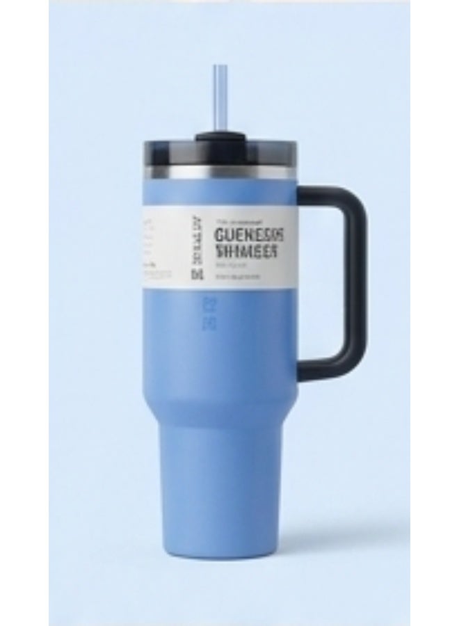 Stanley Quencher H2.0 FlowState Tumbler 40oz (1.18L) Vacuum Insulated Stainless Steel Travel Mug with Handle & Lid - Blue - Image 1