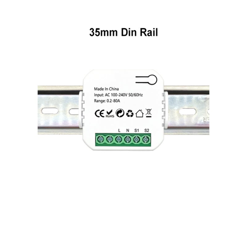 WiFi Energy Meter Monitor: 0.2-80A Range - Rich Real-time Tracking & App Control Electricity Monitor for Home Appliance Power Management - Image 3