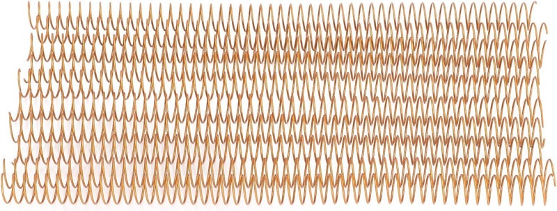 Trendy varied sizing alternatives Binding Spiral, 16mm Diameter, 140 Sheet Capacity, 4:1 Pitch, 48 Loop with Rotating Pages Feature, for Engineering, Business, Office, University Presentations (Gold) Simple practical structure - Image 5