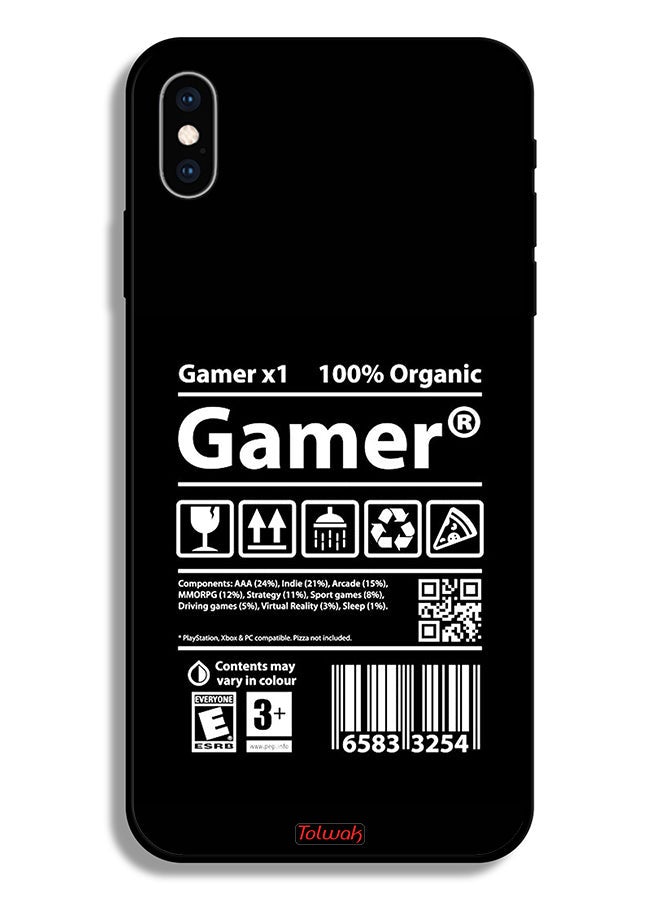Tolwak Apple iPhone XS Max Protective Case Gamer Sticker - Image 2