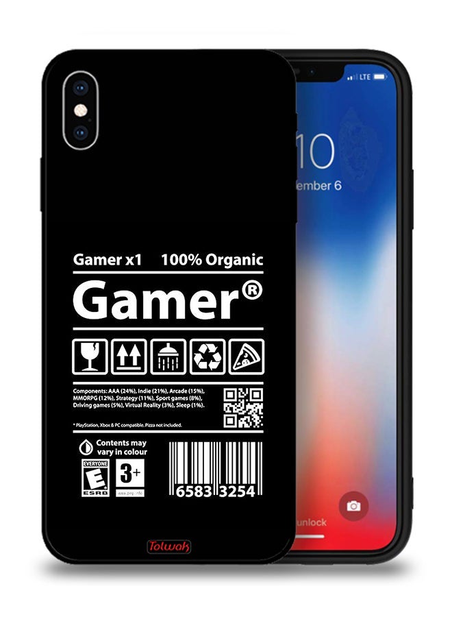Tolwak Apple iPhone XS Max Protective Case Gamer Sticker - Image 1