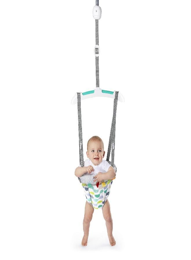 Bright Starts Bright Starts Playful Parade Door Jumper for Baby with Adjustable Strap, 6 Months and Up, Max Weight 26 lbs - Image 2
