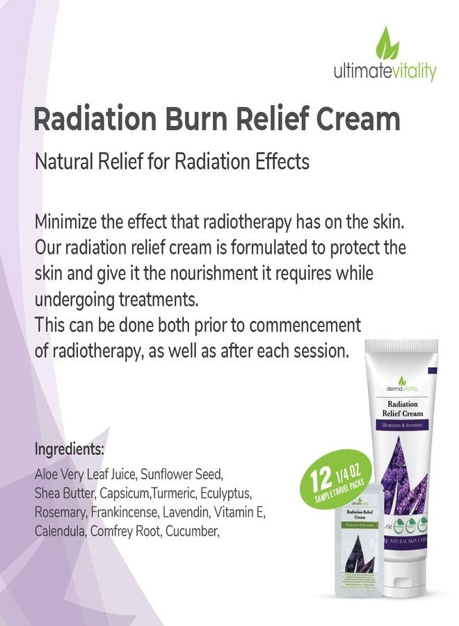 UltimateVitality Radiation Burn Cream 6 Ounce Travel Pack Combo – Natural, Organic Radiation Burn Cream, Paraben, Sulfate, Pthalate and Petro Chemical Free - Image 2