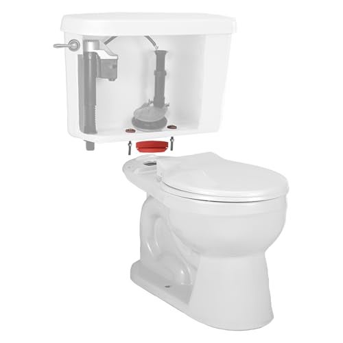 Korky 480BP Universal Toilet Tank To Bowl Gasket - Fits Most 3-Inch, 2-Piece Toilet Tanks - Made in USA , Red - Image 4