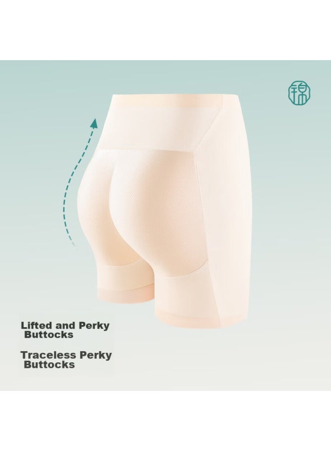 Jindu Tummy Control And Lifting Underwear, Fake Buttocks, Peach-shaped, Seamless Lifting Device, Hip And Waist Enhancement, Body Shaping, High-waist, Skin + Black, Size L - Image 2