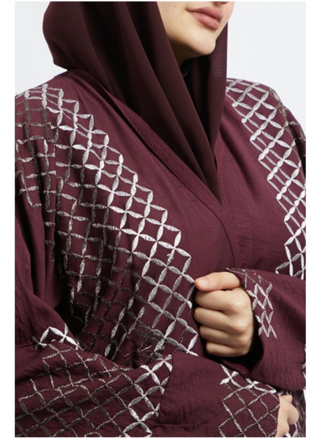 Evva Evva Luxury Saudi Abaya for Women – Elegant Open Front Modest Wear in Premium Fabric – Ideal for Ramadan, Eid, and Everyday Elegance  - Image 2
