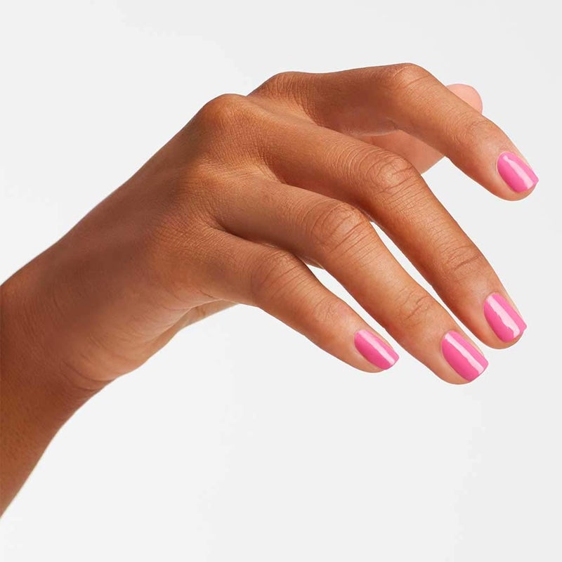 OPI Nail Lacquer Shorts Story | Opaque Bright Pink CrÃ¨me Chip Resistant Nail Polish | Vegan, Fast Drying, Streak Free - Image 4