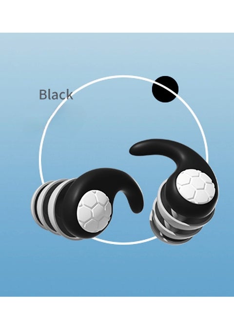 Soundproof noise reduction earplugs silicone waterproof swimming dormitory anti-noise filter hearing protection sleeping earplugs