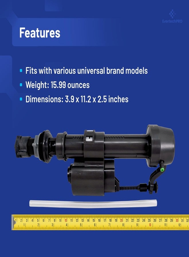 EvertechPRO Universal Toilet Fill Valve Replacement Kit, 8-12 Inch Adjustable Fill Valve Kit, Easy Installation - Image 4