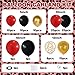Vibzox Red and Black Cheetah Print Balloons Arch Kit Black Red Balloons Garland with 4D Foil Cheetah Balloon for Women Leopard Party Decor Baby Shower Bachelorette Girls Night Decorations - Image 4