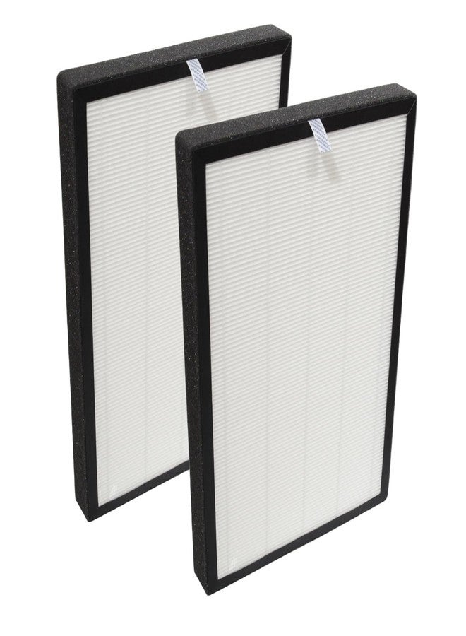 PUREBURG فلتر بديل من بيوربيرغ متوافق مع جهاز تنقية الهواء نيوباد KJ-460، عبوة من قطعتين، فلتر H13 HEPA كربون نشط، ترشيح ثنائي المراحل ثلاثي المراحل - Image 1