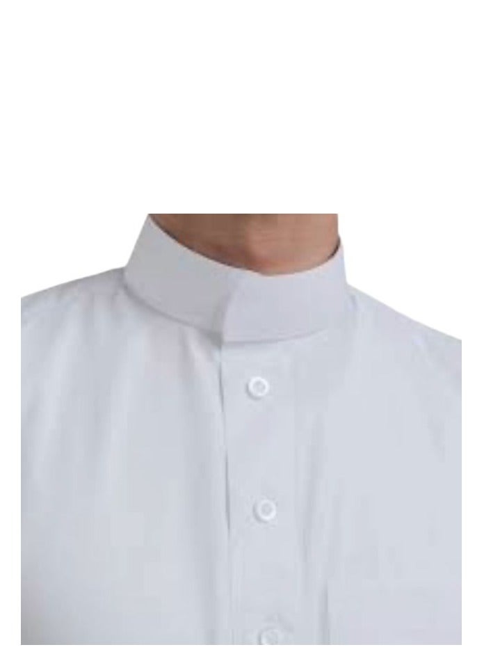 Saudi Thobe White Color  - Image 1