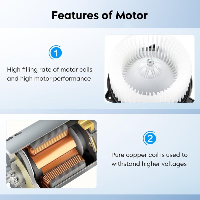 AEagle HVAC Blower Motor Assembly 700003 for Honda Accord and Acura TSX - Image 5