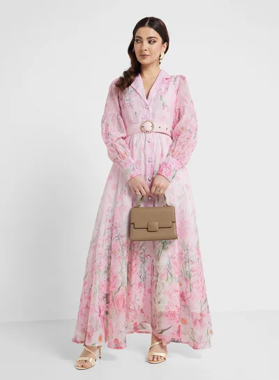 maxi dresses dubai Caelin Dubai Maxi Dress, Pink / 10