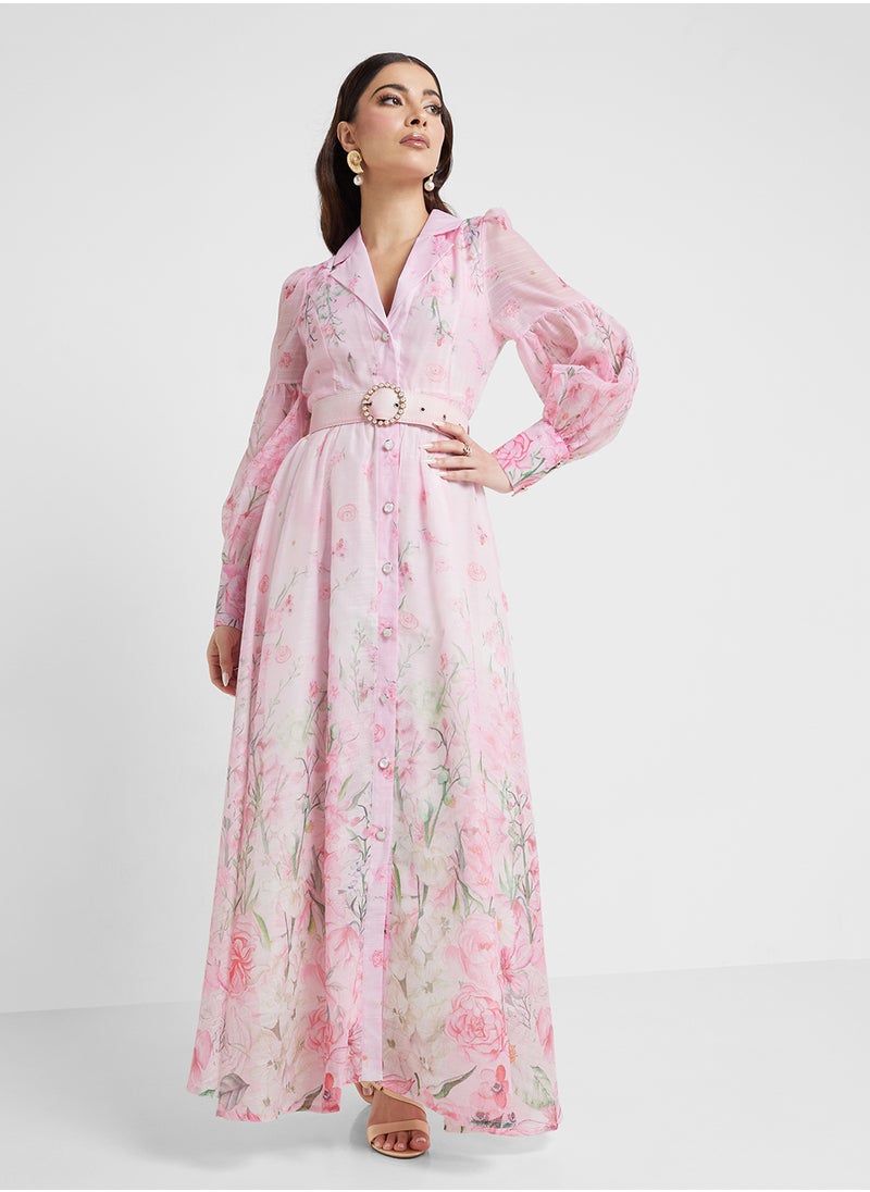 Khizana - Floral Print Dress - Image 1