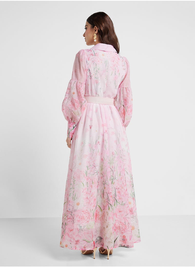Khizana - Floral Print Dress - Image 1