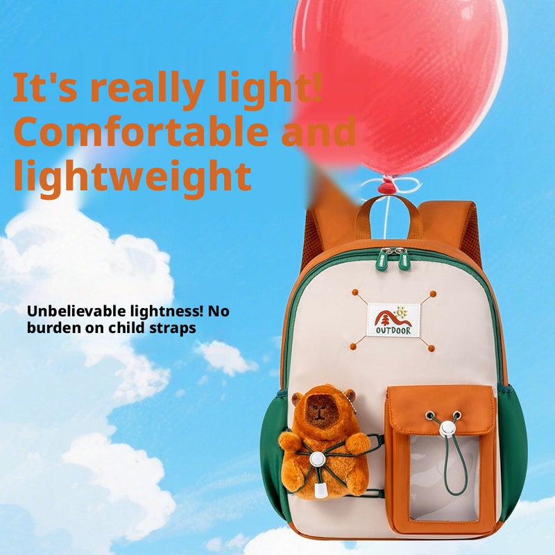 Sesame Baby Kids Backpack Cute Animal Oxford Lightweight School Bag for Boys Girls Ages 2-6 - Image 4
