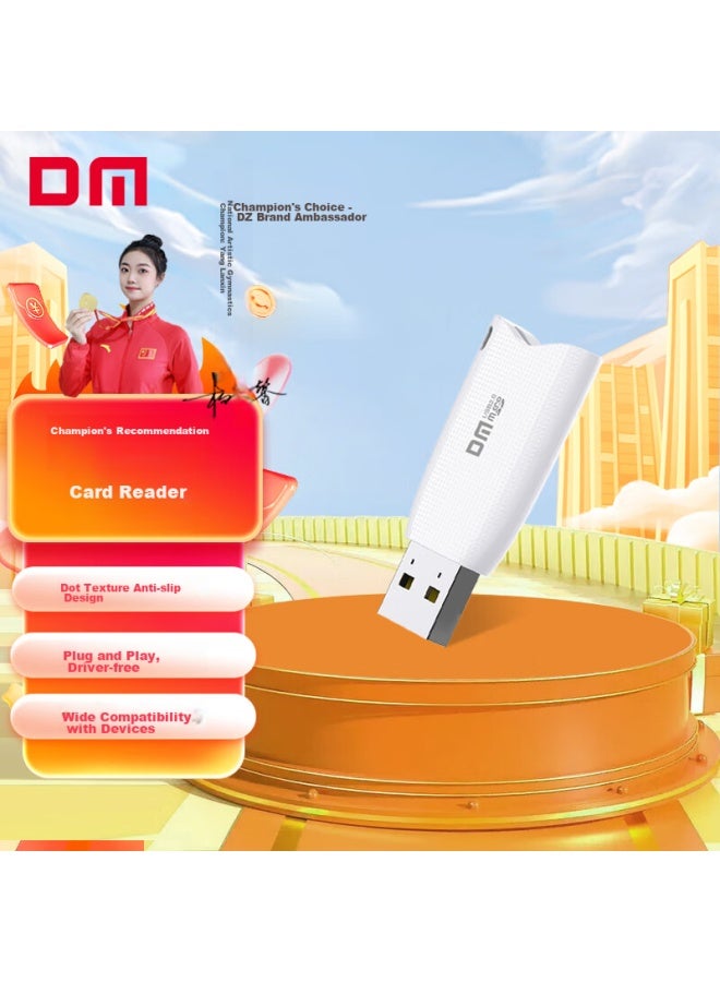 DM Daimai Cr025 Usb Card Reader, Supports Mobile Phone Dash Cam Monitoring Tf (microsd) Storage Card - Image 1