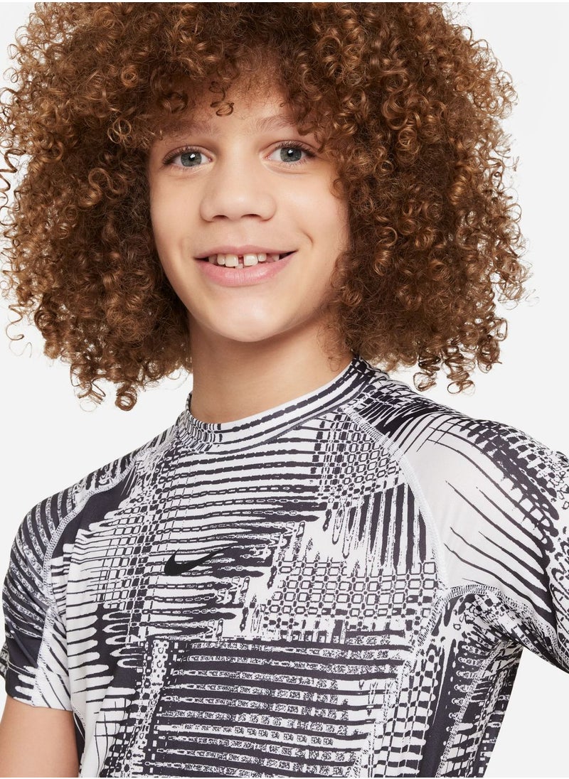Nike - Youth Dri-Fit Pro Aop T-Shirt - Image 1