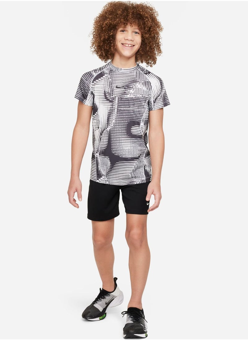 Nike - Youth Dri-Fit Pro Aop T-Shirt - Image 1