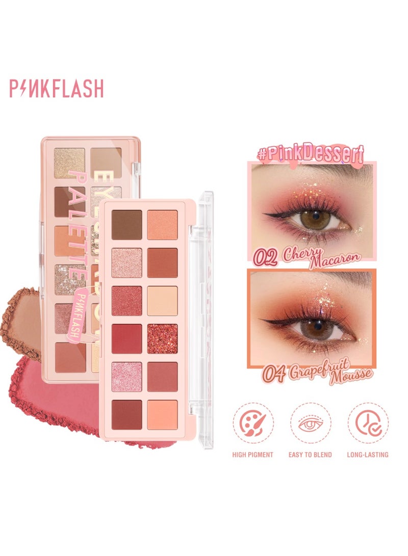 Pink Flash لوحة ظلال العيون  PF-E15 - Image 3