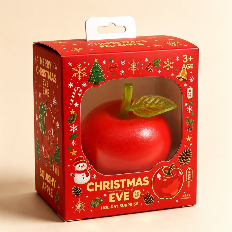 Malto Sugar Apple Squishy Stress Relief Toy - Image 1