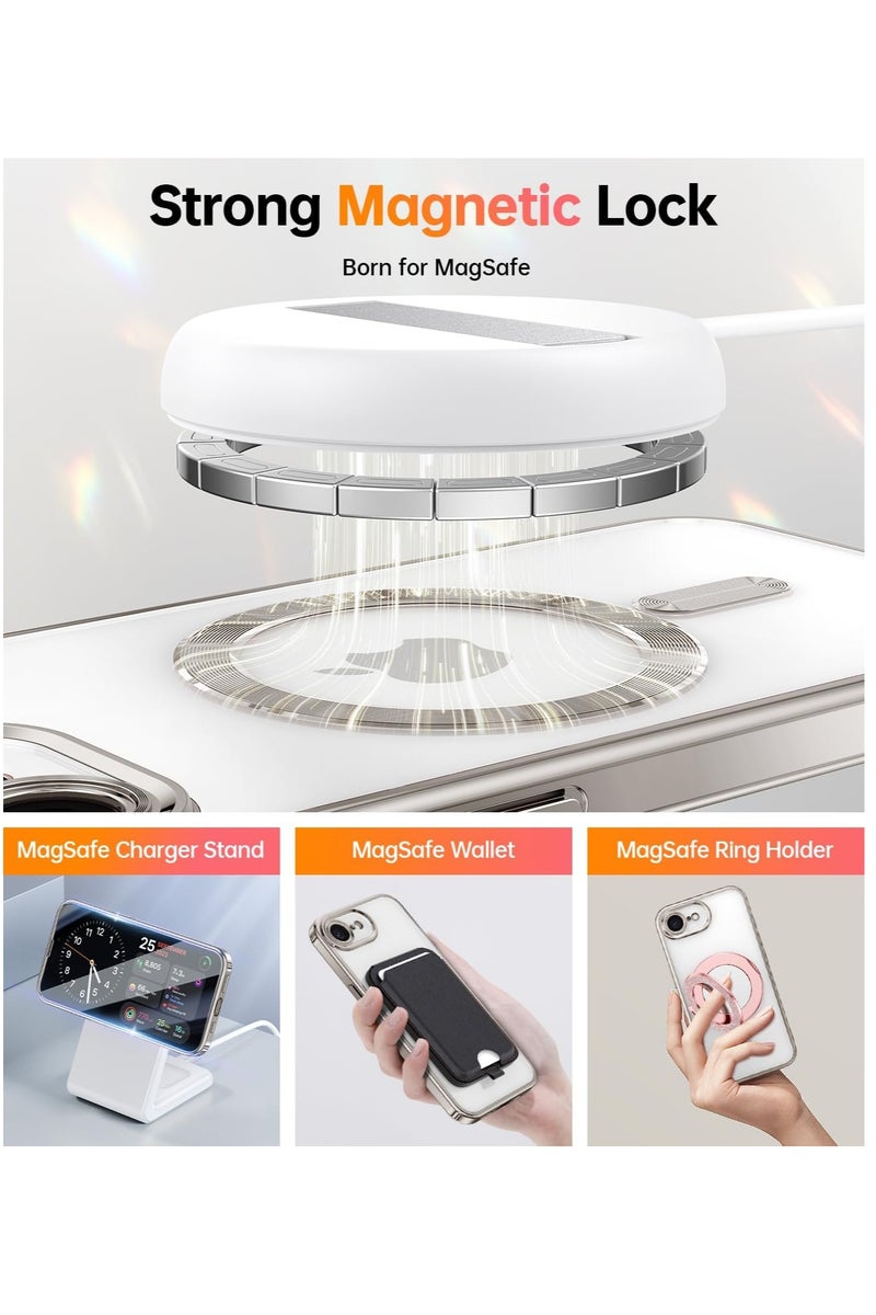 BORTONY iPhone 16e Case Cover  Compatible with MagSafe Elegant Anti-Scratch  with Camera Lens Protection Magnetic Cover for iPhone 16e 6.1-inch - Image 3