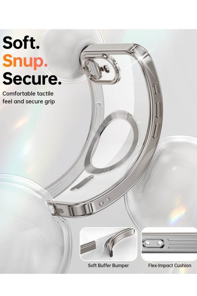 BORTONY iPhone 16e Case Cover  Compatible with MagSafe Elegant Anti-Scratch  with Camera Lens Protection Magnetic Cover for iPhone 16e 6.1-inch - Image 4