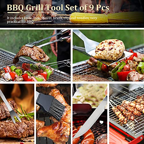 Futurekart Stainless Steel BBQ Grill Tool Set (N-9) - Image 5