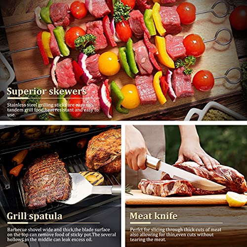 Futurekart Stainless Steel BBQ Grill Tool Set (N-9) - Image 4