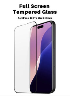 Glass 2 Pack iPhone 16 Pro Max Screen Protector, [9H Hardness][Touch Sensitive][Anti-Fingerprint][Anti-Scratch][Bubble-Free], HD Full Cover Tempered Glass Screen Protector for iPhone 16 Pro Max 6.9 inch  - Image 2