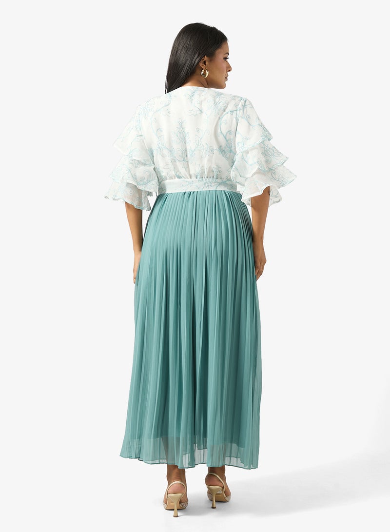 Ella Plus Color Block A-libe Dress - Image 2