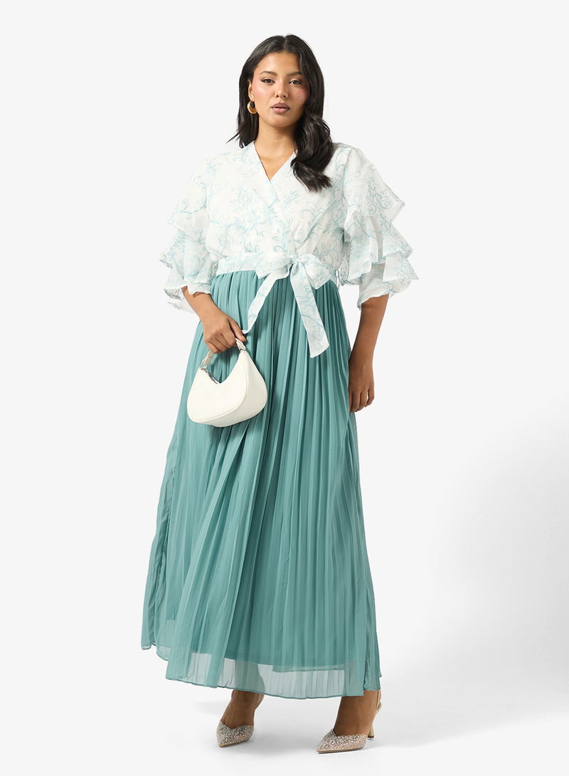 Ella Plus Color Block A-libe Dress - Image 4