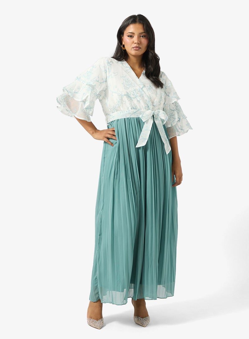 Ella Plus Color Block A-libe Dress - Image 1