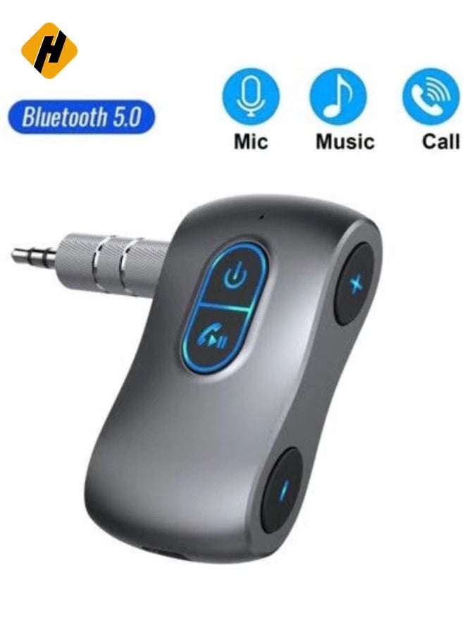 HuHa Aux blue-tooth Adapter Car portable hands-free blue-tooth 5.0 audio Transmitter Receivers  - Image 1