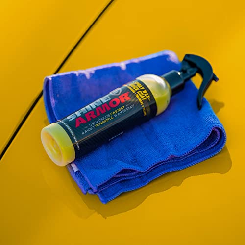 SHINE ARMOR Car Spray Wax for Car Detailing - Quick and Easy Carnauba Liquid Car Wax Spray for Instant Gloss and Protection - Multi Surface Premium Brazilian Carnauba Car Wax Polish for All Vehicle Types - Image 3