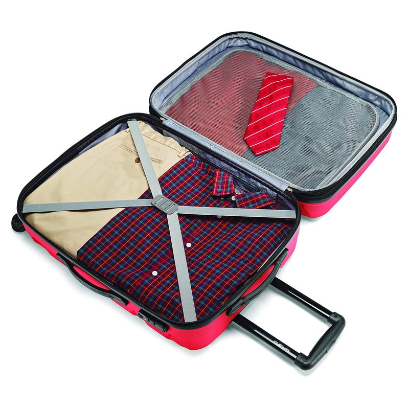 Samsonite Omni PC Hardside Expandable Luggage with Spinner Wheels, Carry-On 20-Inch, Red - Image 5